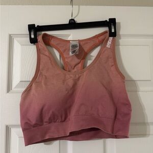 Gymshark Coral Ombre Sports Bra